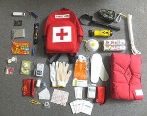 地震应急包实物示意图<p><h3 style=