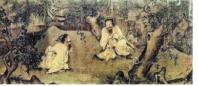 伯夷叔齐不食周粟场景图