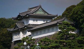日本皇室宫殿外景图