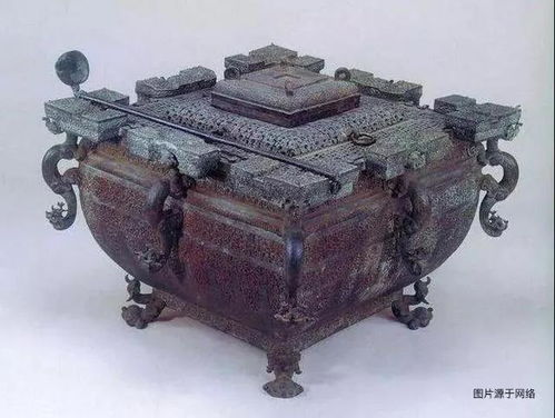 战国青铜冰鉴实物图