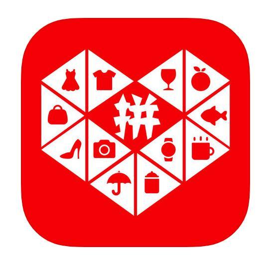 拼多多LOGO与上海地标结合图示