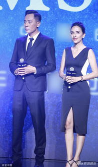 刘烨与妻子安娜合照马赛克版