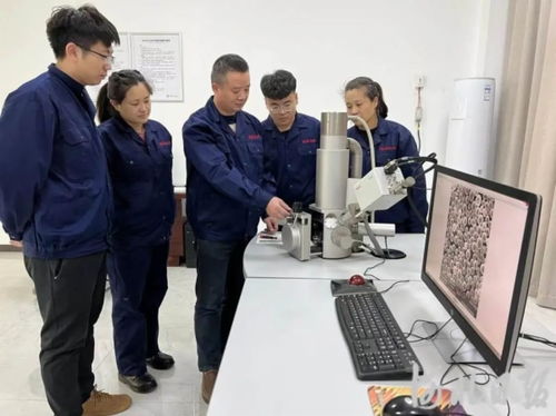 中国工程师团队在实验室工作