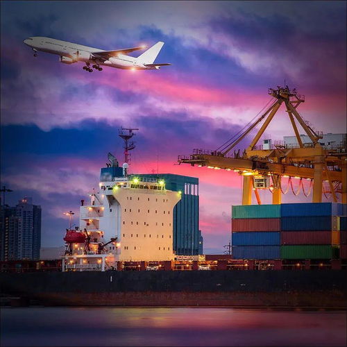 加拿大与美国边境繁忙交通画面