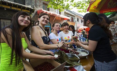 外国游客在中国旅游场景