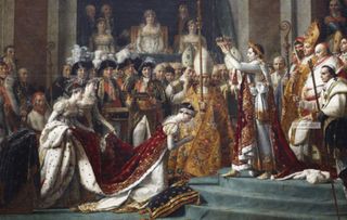 拿破仑加冕油画复刻