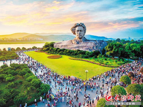 五一假期长沙橘子洲头人山人海，我亲历顶流景区的火爆现场