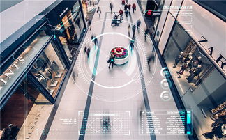 未来AI购物场景概念图