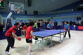 混合团体比赛现场