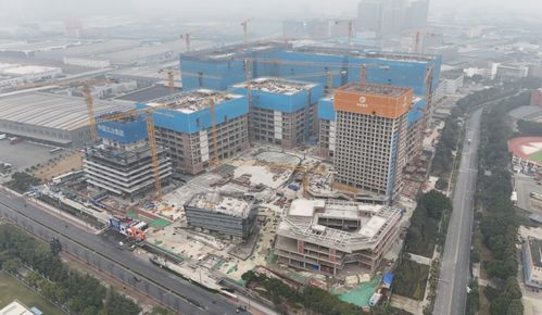 成都高新区重大项目开工现场