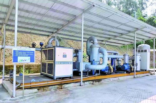 沼气池与发电装置在农场中的实际应用图片