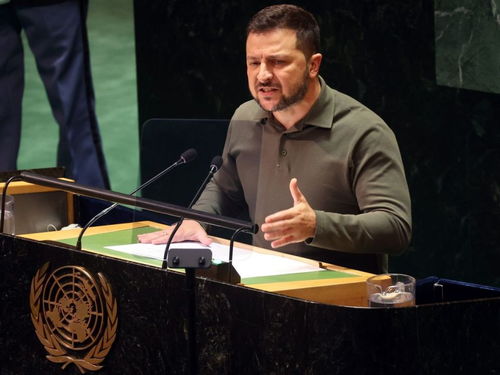 泽连斯基在联合国演讲
