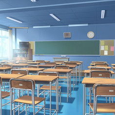 教室里的教学场景