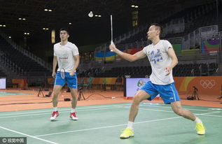 中国羽毛球队备战训练