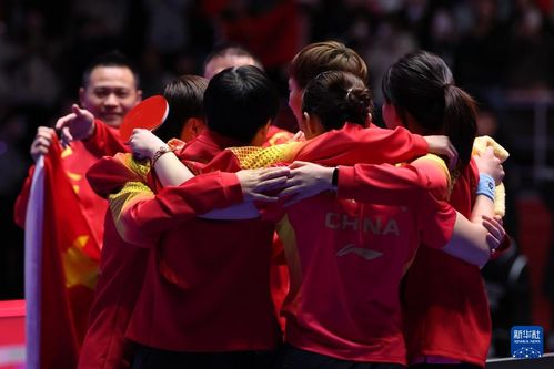 中国队庆祝夺冠