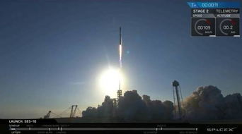 SpaceX火箭发射现场