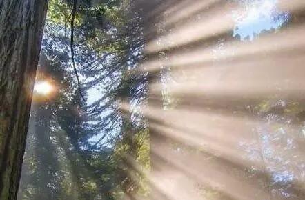 阳光穿透乌云照进房间