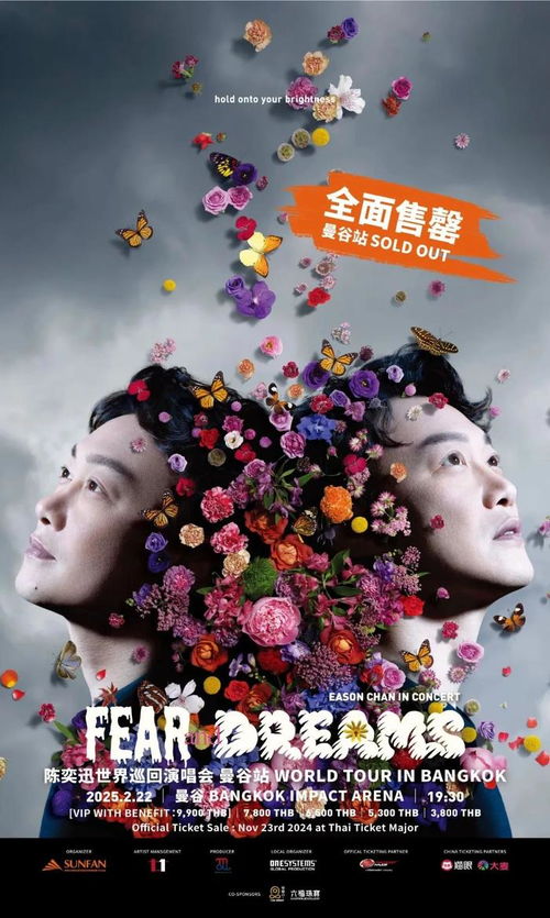 陈奕迅在曼谷演唱会宣传海报