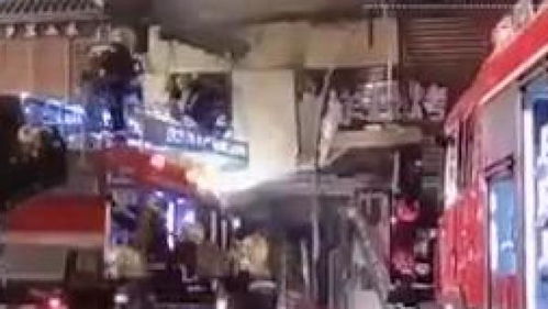 银川烧烤店爆炸现场