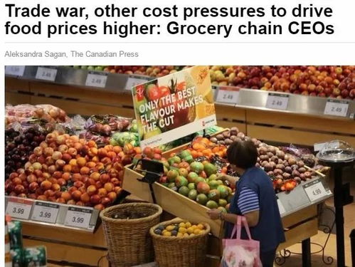 加拿大超市内“购买加拿大货”的标志