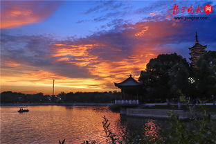 江苏句容葛仙湖公园夜景光影秀