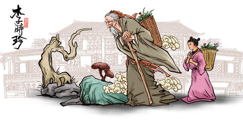 古代文人围炉饮酒插画