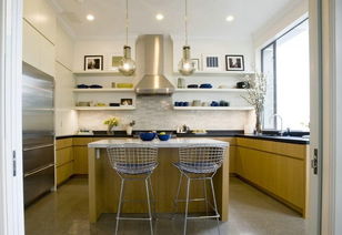 简洁风格的厨房环境