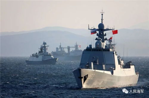 中俄联合军演现场图