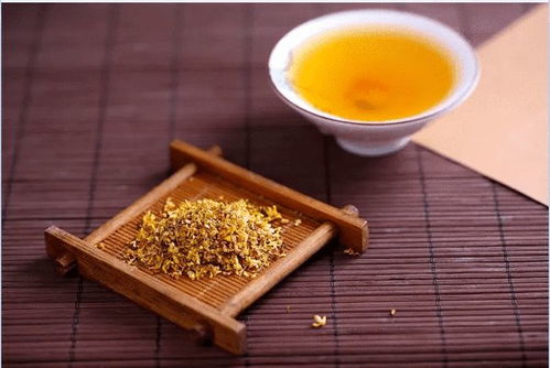 秋天一家人围坐品桂花酒