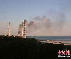 日本福岛核电站现场图片