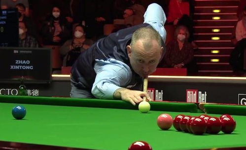 赵心童与马克威廉姆斯握手致意