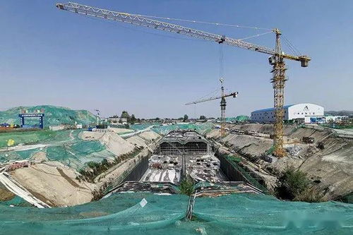 城市基础设施建设项目现场