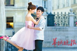 张睿李晟在片场深情对视剧照