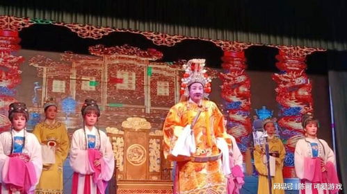 石家庄正定古城京剧表演现场