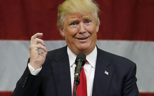 特朗普在公开场合发言