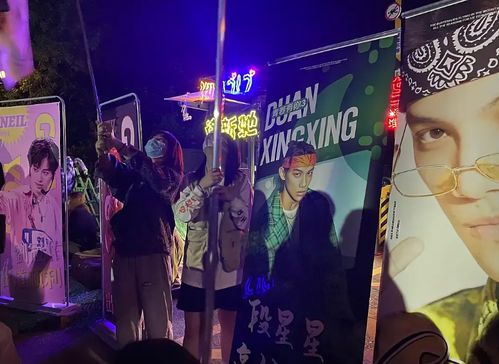 王奕粉丝应援现场