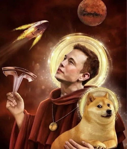 马斯克与狗狗币创始人关于太阳的对话截图