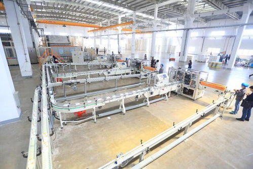 盐企工厂生产线现场图