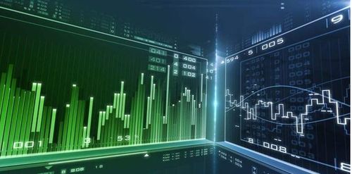 股市交易大厅人群专注看屏幕