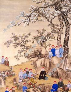 古代外交场景图