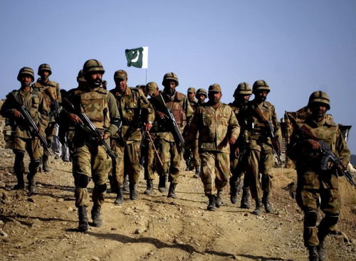 巴基斯坦军事演习现场