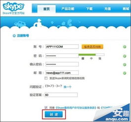 Skype经典登录界面