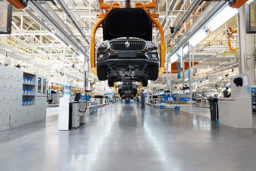 零跑汽车工厂生产线实景图