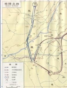 桂陵之战地图示意图