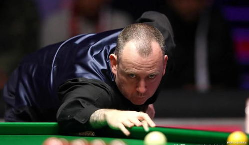 赵心童与马克·威廉姆斯握手致意