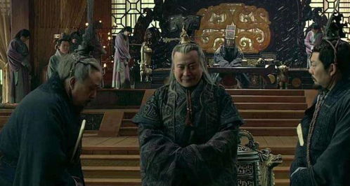 赵高指鹿为马场景插画