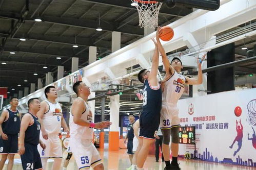 军地联合篮球比赛现场