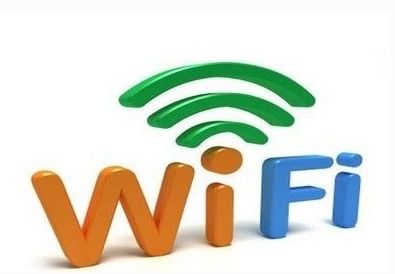 公共场所的免费WiFi提示牌