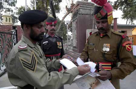 印巴边境检查站关闭