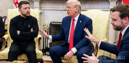 特朗普与泽连斯基在白宫争吵画面